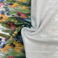 Moda Floral Polyester Woven Chiffon Textil